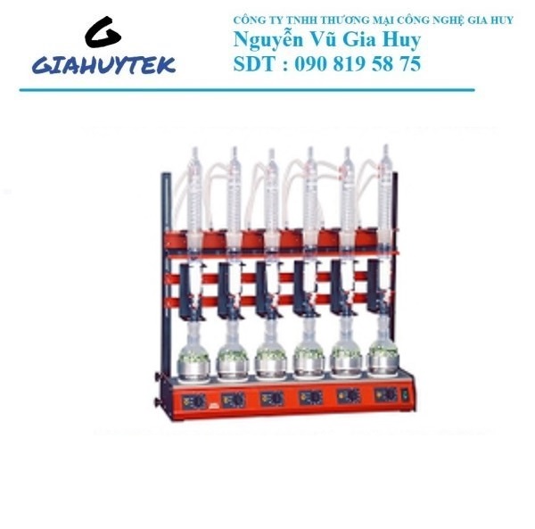 Bộ Soxhlet R106S xác đinh béo 06 chỗ Behr_yy